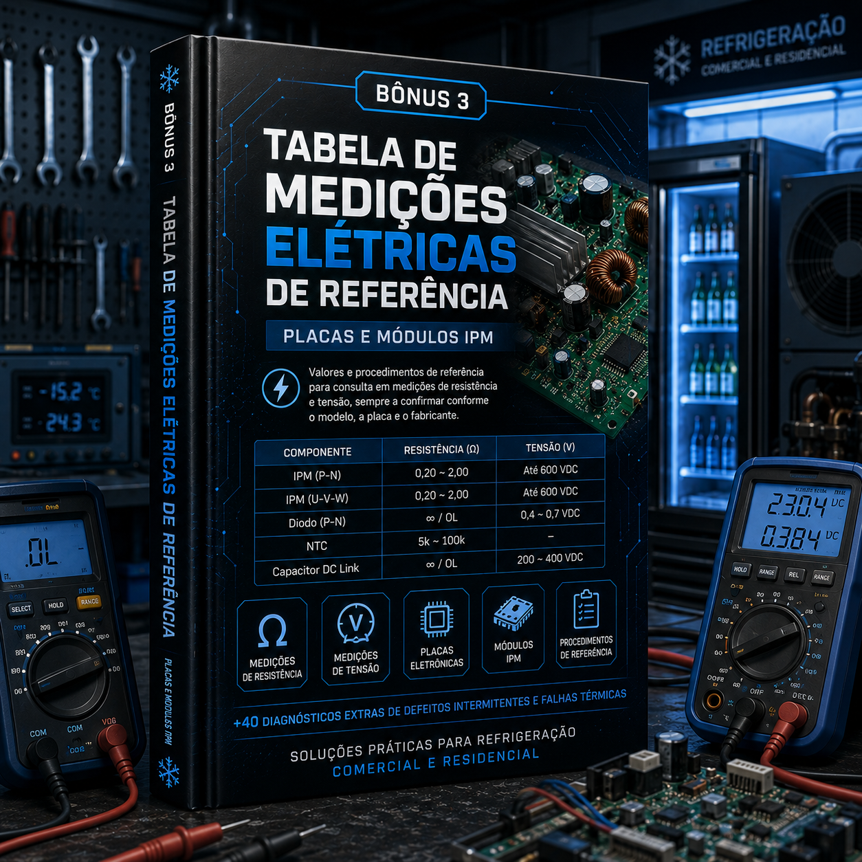 Bônus 3 - Tabela de Medições Elétricas de Referência