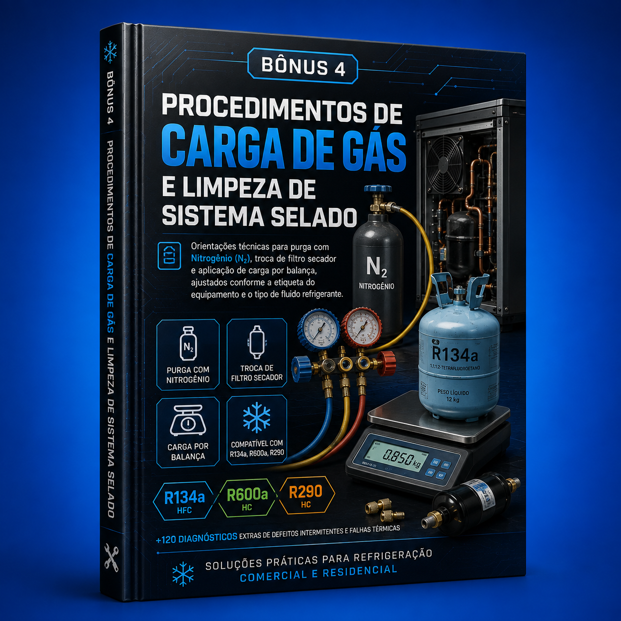 Bônus 4 - Carga de Gás e Limpeza de Sistema Selado