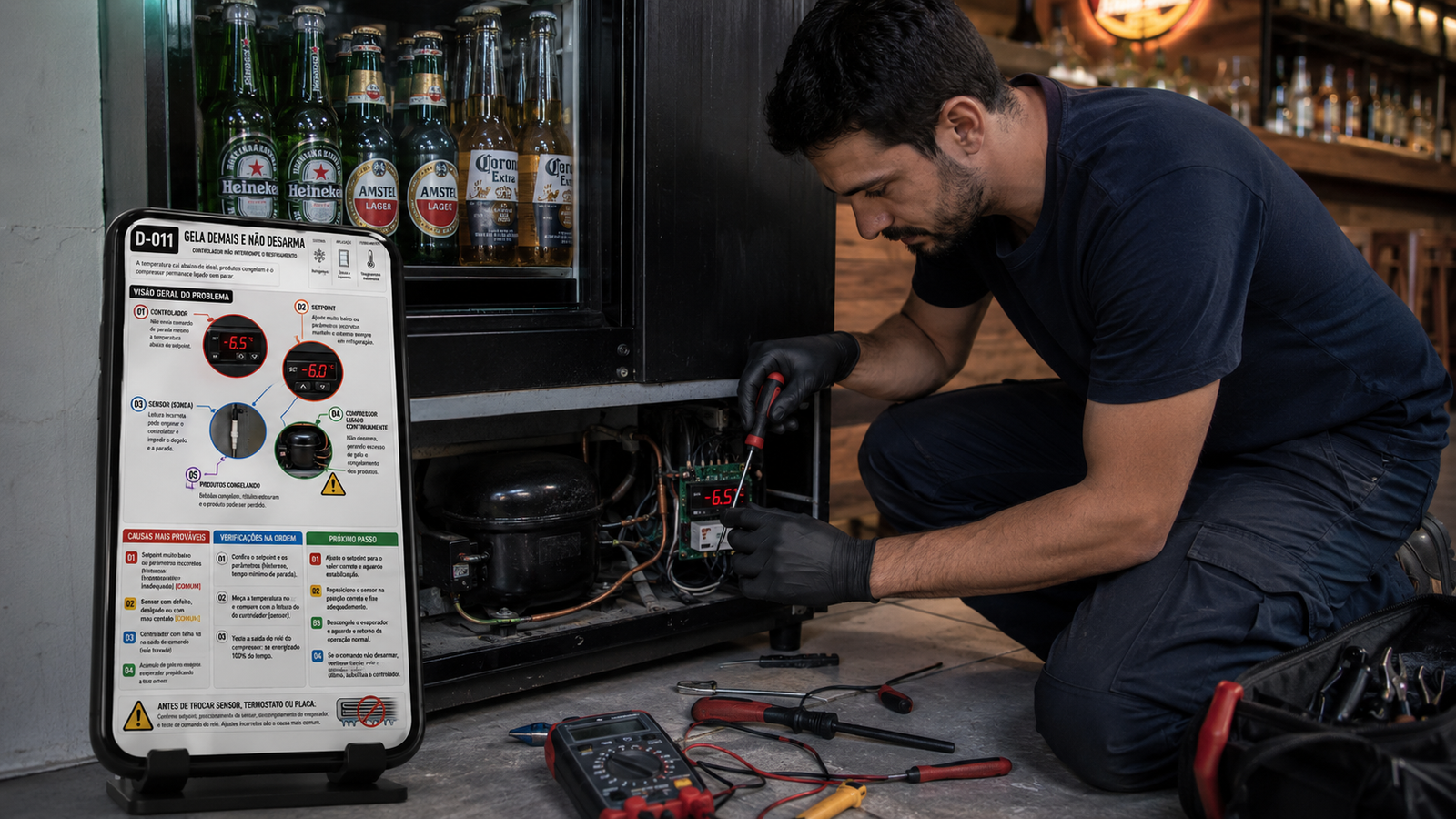 Técnico de Refrigeração em Campo